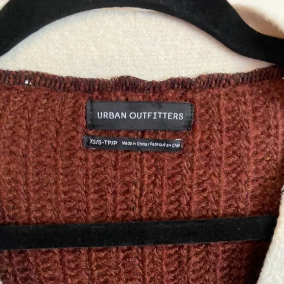 Urban Outfitters Arden Patchwork Argyle Cardigan Size XS Small Knit Button Up - Picture 7 of 7